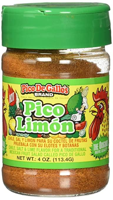 Pico de Gallo's - Pico Limón Spicy Chile for Fruit Salad 4 oz