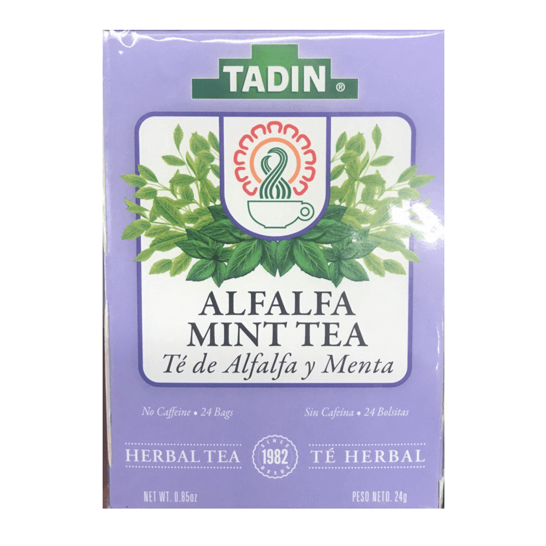 Tadin -  Alfalfa Mint Herbal Tea - 0.85oz X 24 Bags