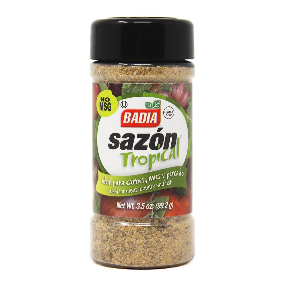 Badia - Sazón Tropical Ideal for Meat, Poultry and Fish 3.5 oz