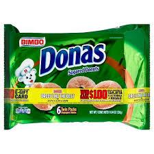 Bimbo - Donas Sugar Donuts - 6ct