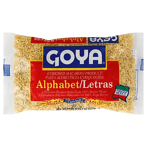 Goya - Alphabet Pasta 7oz